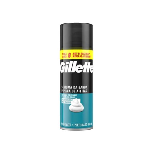 Gillette borotvahab 400ml - Érzékeny bőrre - Parfümmel