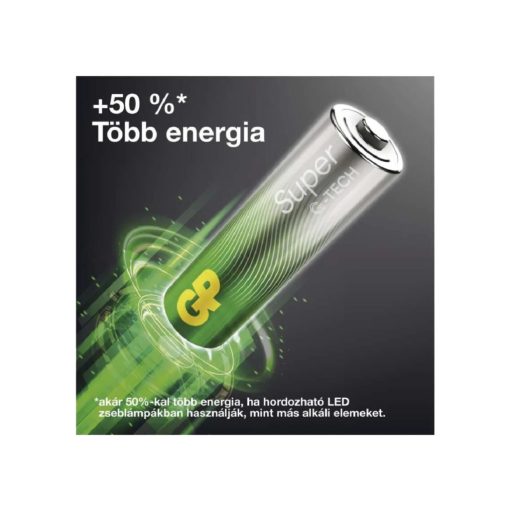 GP Super Alkaline mikroceruzaelem (AAA) 4db