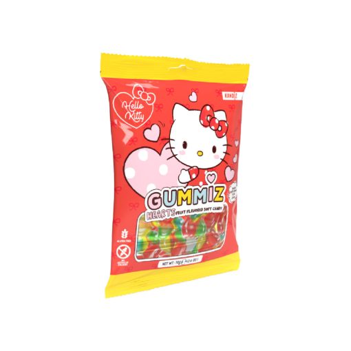 Gumicukor Szivecskés 70g - Hello Kitty