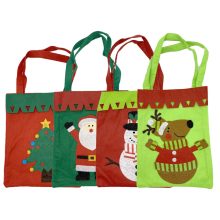 Karácsonyi filc táska – 21×27cm - Többféle minta