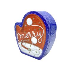 Karácsonyi fém díszdoboz - Merry Christmas