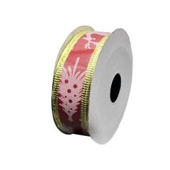 Karácsonyi szalag 1db - Bordó