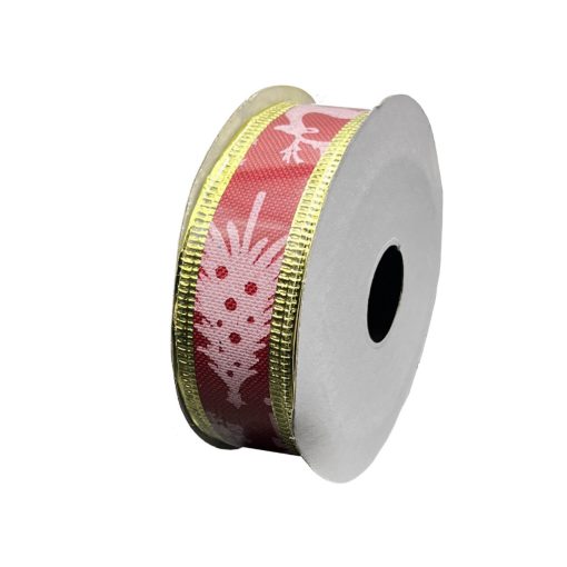 Karácsonyi szalag 1db - Bordó