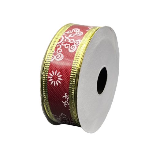 Karácsonyi szalag 1db - Bordó