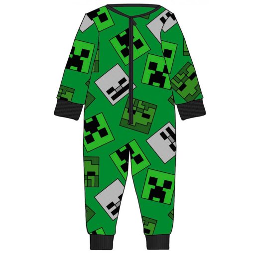Minecraft Emerald gyerek hosszú pizsama, overál 3 - 4 év / 98 - 104 cm