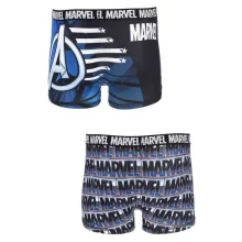 Bosszúállók Captain America Blue férfi boxeralsó 2 darab/csomag L