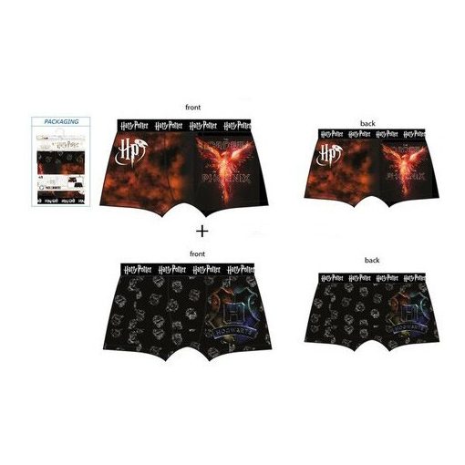 Harry Potter Phoenix férfi boxeralsó 2 darab/csomag L
