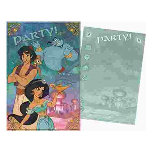 Disney Aladdin Party Meghívó