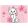 Disney Marie Pink Flower tányéralátét 43x28 cm