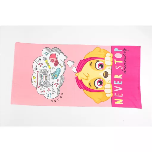 Mancs Őrjárat Never Stop fürdőlepedő, strand törölköző 70x140cm (Fast Dry)