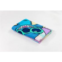 Disney Lilo és Stitch, A csillagkutya Rainbow Waves fürdőlepedő, strand törölköző 70x140cm (Fast Dry)