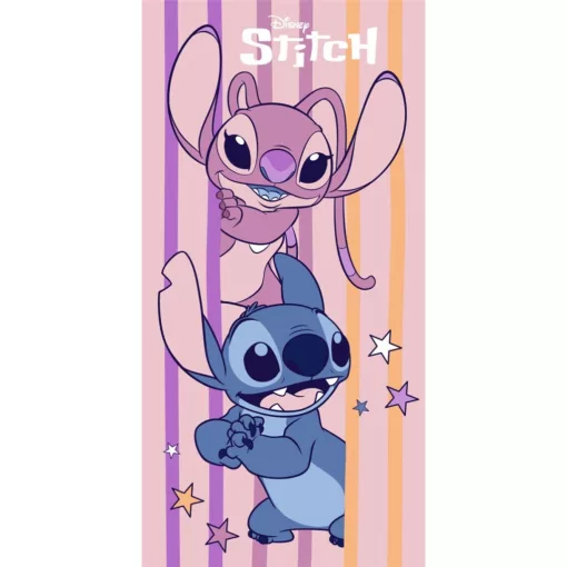 Disney Lilo és Stitch, A csillagkutya Sweet Surprise fürdőlepedő, strand törölköző 70x140cm (Fast Dry)