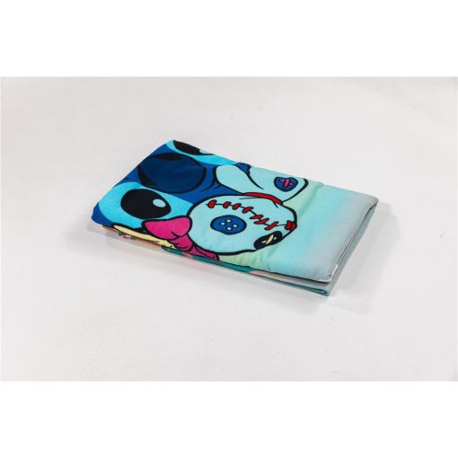 Disney Lilo és Stitch, A csillagkutya Flower Island fürdőlepedő, strand törölköző 70x140cm (Fast Dry)