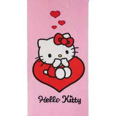   Hello Kitty Love fürdőlepedő, strand törölköző 70x140cm (Fast Dry)