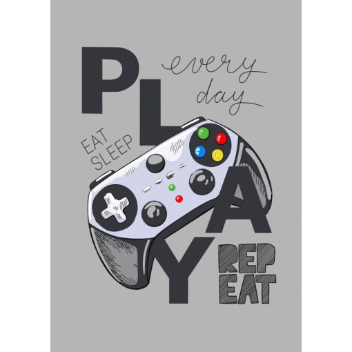 Gamer Player polár takaró 100x140cm