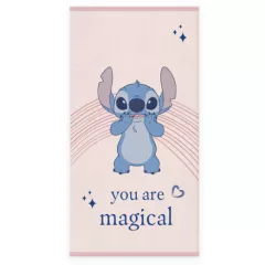   Disney Lilo és Stitch, A csillagkutya Magical fürdőlepedő, strand törölköző 60x120cm