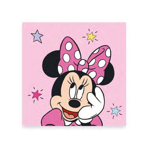 Disney Minnie Star kéztörlő, arctörlő, törölköző 30x30cm