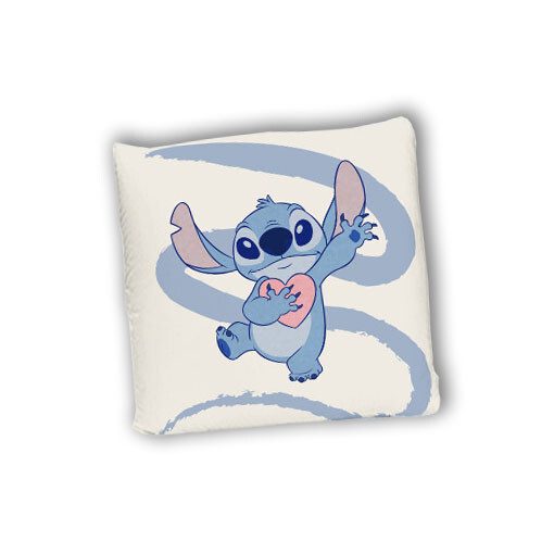 Disney Lilo és Stitch, A csillagkutya Lovers párna, díszpárna 40x40 cm