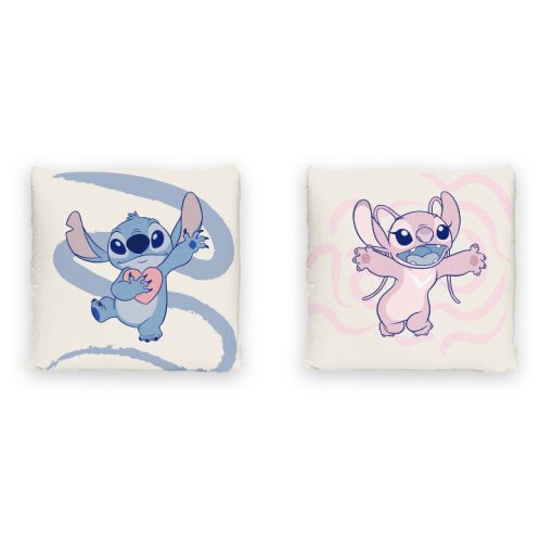 Disney Lilo és Stitch, A csillagkutya Lovers párna, díszpárna 40x40 cm