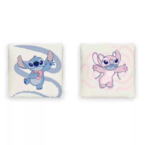 Disney Lilo és Stitch, A csillagkutya Lovers párna, díszpárna 40x40 cm