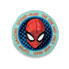 Pókember Web Head formapárna, díszpárna 35x35 cm Velúr