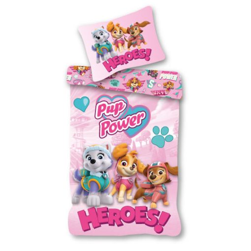 Mancs Őrjárat Heroes! gyerek, ovis ágyneműhuzat 100×135cm, 40×60 cm