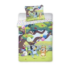   Bluey Garden Party gyerek, ovis ágyneműhuzat 100×135cm, 40×60 cm