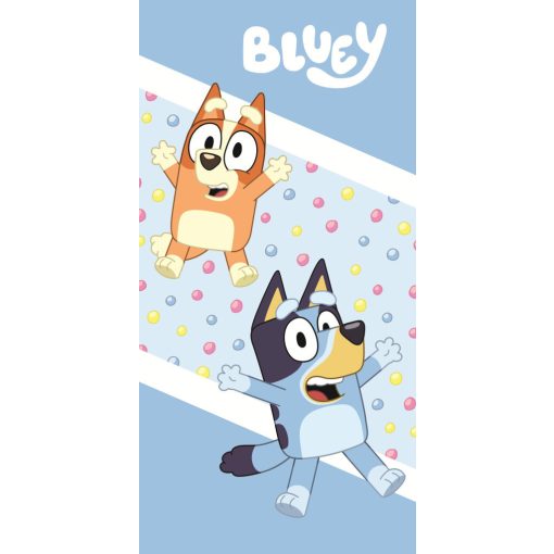 Bluey Color Pop fürdőlepedő, strand törölköző 70x140cm