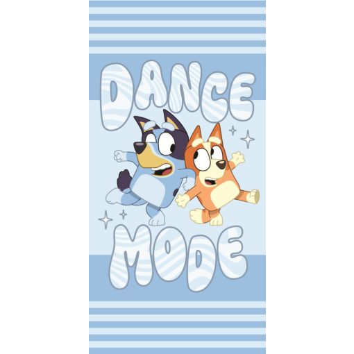 Bluey Dance Mode fürdőlepedő, strand törölköző 70x140cm