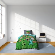 Minecraft Animals and Mobs ágyneműhuzat 140×200cm, 70×90 cm
