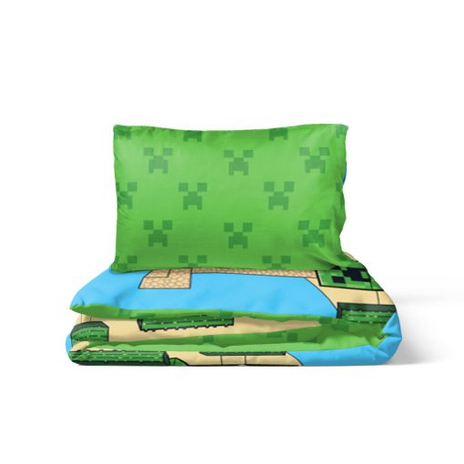 Minecraft Sand Castles ágyneműhuzat 140×200cm, 70×90 cm
