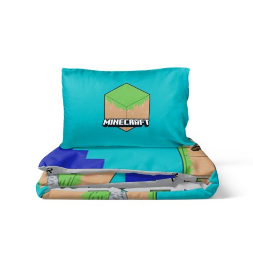 Minecraft The Fight Is On ágyneműhuzat 140×200cm, 70×90 cm