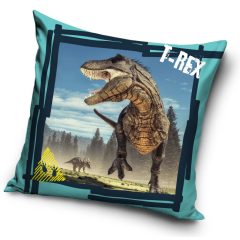 Dinoszaurusz T-Rex párnahuzat 40x40 cm