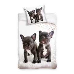 Kutyás Bulldog ágyneműhuzat 140×200cm, 70×90 cm