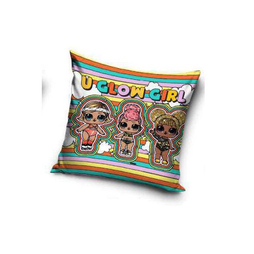 LOL Surprise Glow Girls párnahuzat 40x40 cm