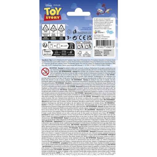 Disney Játékháború Adventure tetkó 12 db-os