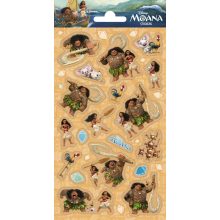 Disney Vaiana Ready csillámos matrica