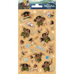 Disney Vaiana Ready csillámos matrica