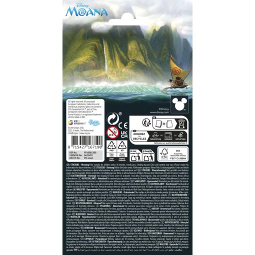 Disney Vaiana Ready csillámos matrica