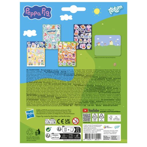 Peppa malac Awesome Friends ablakmatrica szett