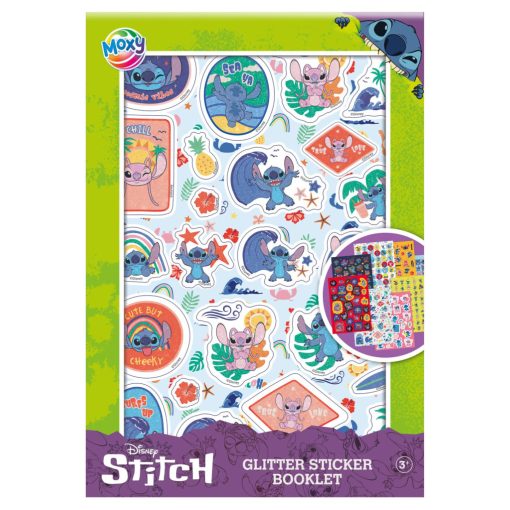 Disney Lilo és Stitch, A csillagkutya Extrovert csillámos matricás album 8 ív