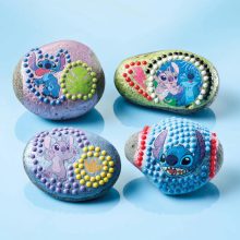 Disney Lilo és Stitch, A csillagkutya Angel kavics díszítő készlet matricával