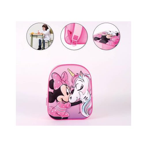 Disney Minnie Unicorn 3D hátizsák, táska 31 cm