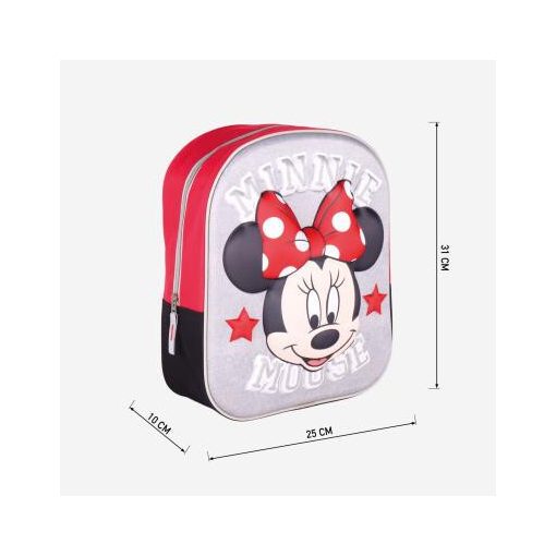 Disney Minnie Grey 3D hátizsák, táska 31 cm