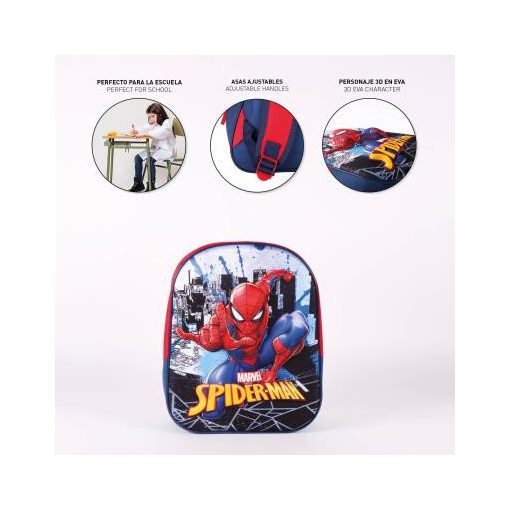 Pókember Skyline Hero 3D hátizsák, táska 31 cm