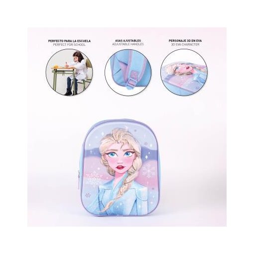 Disney Jégvarázs Friendship 3D hátizsák, táska 31 cm