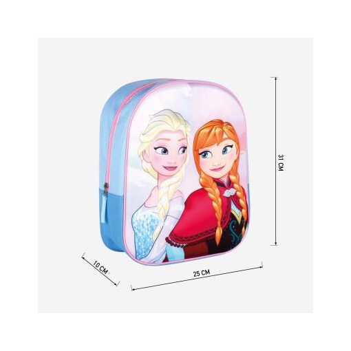 Disney Jégvarázs Sisters Forever 3D hátizsák, táska 31 cm