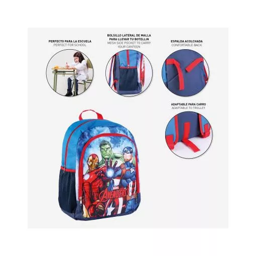 Bosszúállók Triple Force iskolatáska, táska 41 cm