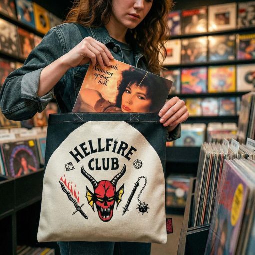 Stranger Things Hellfire Club shopping bag, bevásárlótáska 40 cm