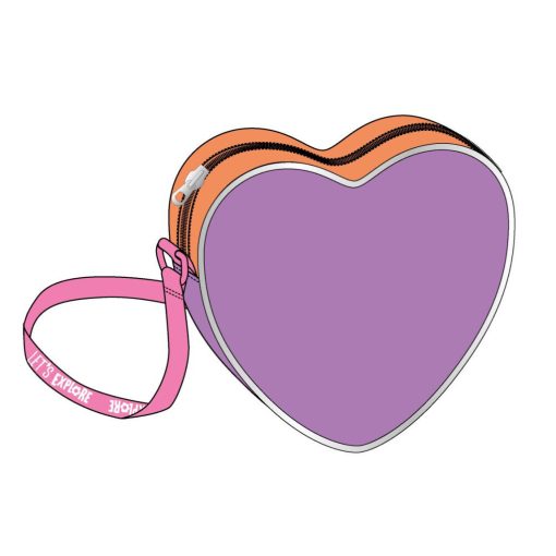 Dóra, a felfedező Let's Go csillámos oldaltáska, válltáska